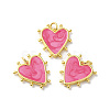 Rack Plating Brass Enamel Pendants X-KK-D074-03G-04-2
