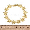 Brass Link Bracelets for Women BJEW-H209-01G-7
