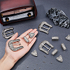 SUPERFINDINGS 4 Sets Belt Alloy Buckle Sets DIY-FH0006-08-3