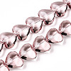 Transparency Glass Beads Strands GLAA-T023-13H-1