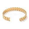 304 Stainless Steel Cuff Bangles for Women BJEW-K263-05G-03-3