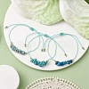 3Pcs 3 Styles Gemstone Braided Bead Bracelets BJEW-JB11146-03-2