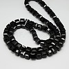 Faceted Cube Shaped Crystal Glass Beads Strands X-GLAA-F008-F02-3