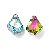 AB Color Plated Electroplate Glass Pendants X-EGLA-O003-06C-M-2