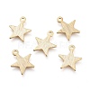 Brass Charms KK-G397-04G-1