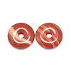 Natural Red Jasper Pendants G-P415-22D-2