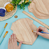 4Pcs Wooden Display Pedestals ODIS-FG0002-06B-3