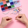 DIY Letter Bracelet Keychain Making Kit DIY-YW0006-01-6