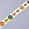 Animal Self-Adhesive Paper Gift Tag Stickers LS-DIY-WH0161-12C-2