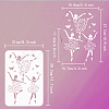 Plastic Drawing Painting Stencils Templates DIY-WH0396-0117-2