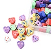 65Pcs Handmade Polymer Clay Beads CLAY-YW0001-68-2