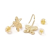 Brass Earrings Hooks KK-A181-VF421-3