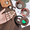 DIY Acorn Locket Necklace Making Kit WOOD-SC0001-60-3