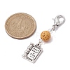4Pcs 4 Styles Tibetan Style Alloy Pendant Decorations HJEW-JM01707-3