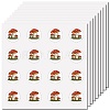 8Pcs Plastic Waterproof Self-Adhesive Picture Stickers DIY-WH0428-125-1