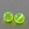 Drawbench Transparent Glass Beads Strands GLAD-Q012-6mm-07-1