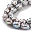 Dyed Natural Cultured Freshwater Pearl Beads Strands PEAR-P062-28D-4