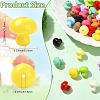 50Pcs Opaque Acrylic Beads OACR-CJ0002-65-2