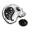 Cartoon Cat & Skull Enamel Pins JEWB-Q033-02A-2