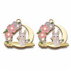 Alloy Enamel Pendants ENAM-T011-113-NR-2