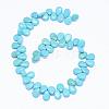 Natural Magnesite Beads Strands G-P324-09-10x14mm-2