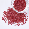 Pearlized Cylinder Seed Beads SEED-Q036-02A-E06-1