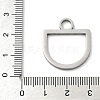 304 Stainless Steel Pendants STAS-P433-13B-P-3