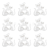 50Pcs 304 Stainless Steel Filigree Pendants STAS-UN0042-11-1