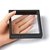 Square Transparent PE Thin Film Suspension Jewelry Display Box CON-YW0001-37-6