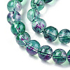 Baking Paint Glass Beads Strands S-DGLA-Q023-8mm-DB79-3