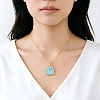 20Pcs 4 Colors Alloy Enamel Pendants ENAM-YW0002-68-7