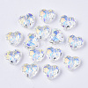 Transparent K9 Glass Beads GGLA-S056-7x8-001AB-1