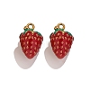 304 Stainless Steel Enamel Charms STAS-P402-02D-01-1