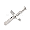 304 Stainless Steel Pendants X-STAS-P421-08P-2