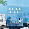 2-Layer 3-Tier Acrylic Minifigures Display Case ODIS-WH0038-49-5