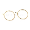 Brass Hoop Earring Findings KK-H503-33G-01-1