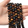 Natural Tiger Eye Beads Strands X-G-F173-14-10mm-3