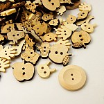  Pandahall 1 Box Leaf Hollow Wooden Dangle Earring Making Kits  with 80Pcs Unfinished Leaf Blank Wood Charms & 80Pcs Iron Earring Hooks &  80Pcs Open Jump Rings for Earring Jewelry Making 