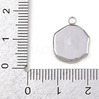 Natural White Shell Pendants STAS-D385-01C-P-1