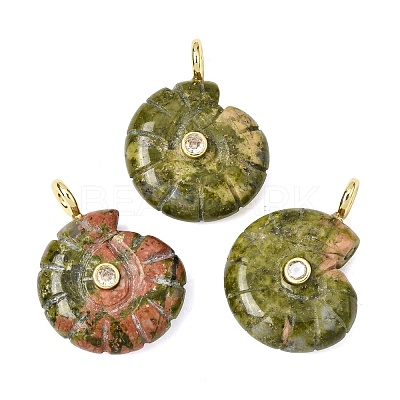Natural & Synthetic Mixed Stone Carved Pendants G-C282-01-1
