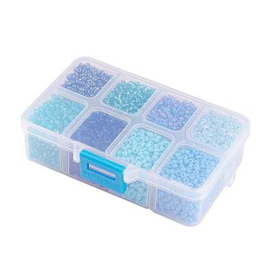 1 Box 8/0 Glass Seed Beads Round  Loose Spacer Beads SEED-X0050-3mm-06-1