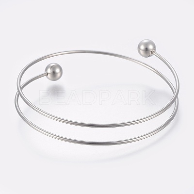 Tarnish Resistant 304 Stainless Steel Bangles Making LS-MAK-K019-01P-1