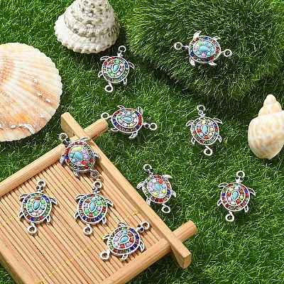 10Pcs Alloy Connector Charms PALLOY-CJ0002-39-1