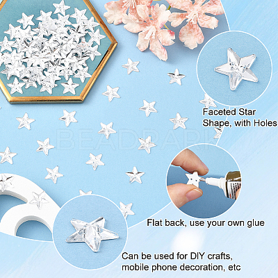 300Pcs Acrylic Cabochons OACR-SP0001-98-1