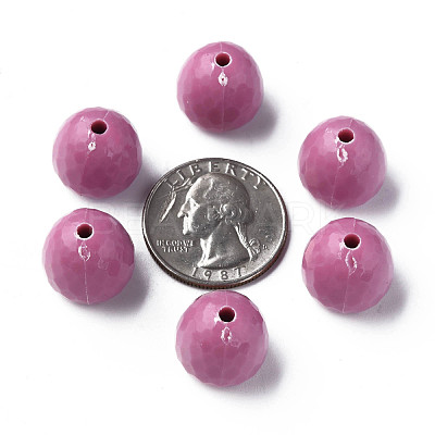 Opaque Acrylic Beads MACR-S373-10A-A12-1