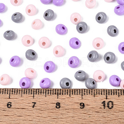 Opaque Acrylic Beads OACR-N150-05H-1