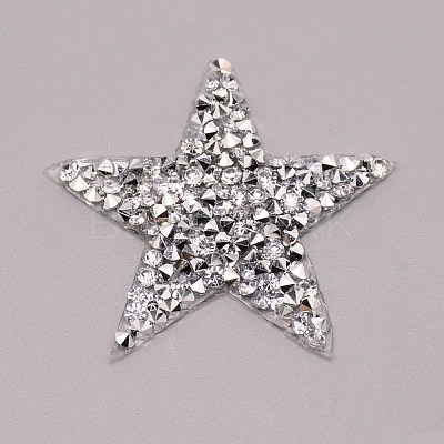 Star Glitter Hotfix Rhinestone DIY-WH0301-92A-02-1