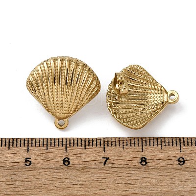 304 Stainless Steel Stud Earring Findings STAS-A121-01G-1