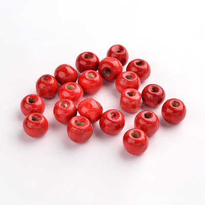Natural Wood Beads X-YTB022-1-1