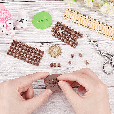 1 Set Plastic Cookie Stamp Sets DIY-CP0007-05-1